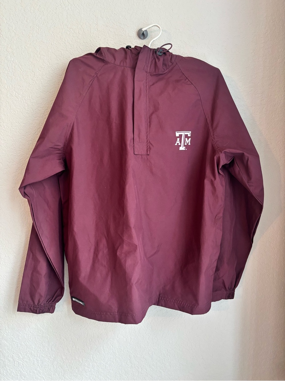 Texas A&M Maroon Windbreaker Pullover Jacket
